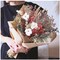 Dried Christmas Flowers 52 Pieces Dried Red Flowers Bouquet with Pine Cone Bunny Tails Grass Red Eucalyptus Plants for Home Wedding Table Gifts Christmas Kitchen Party Decoration (16.5")